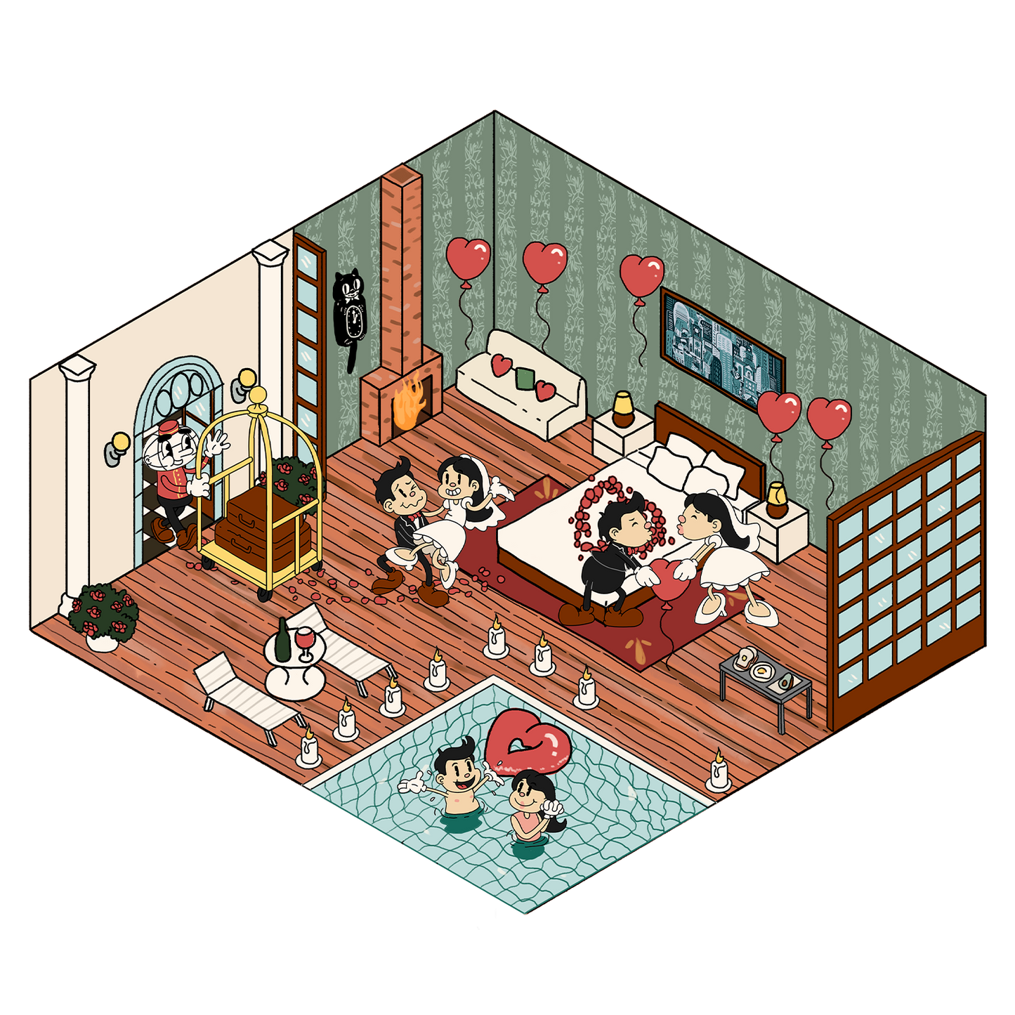 Stickers - Hotel Nueva Religión