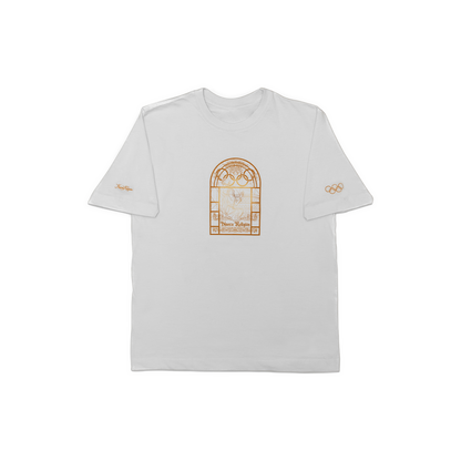 Camiseta - Cinco aros de luz - blanca