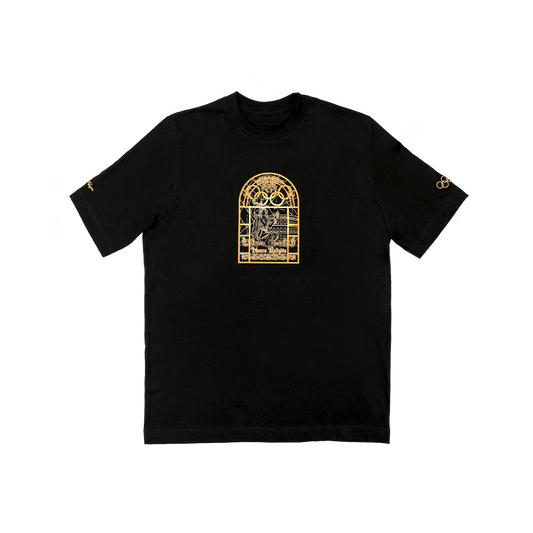 Camiseta - Cinco aros de luz - negra