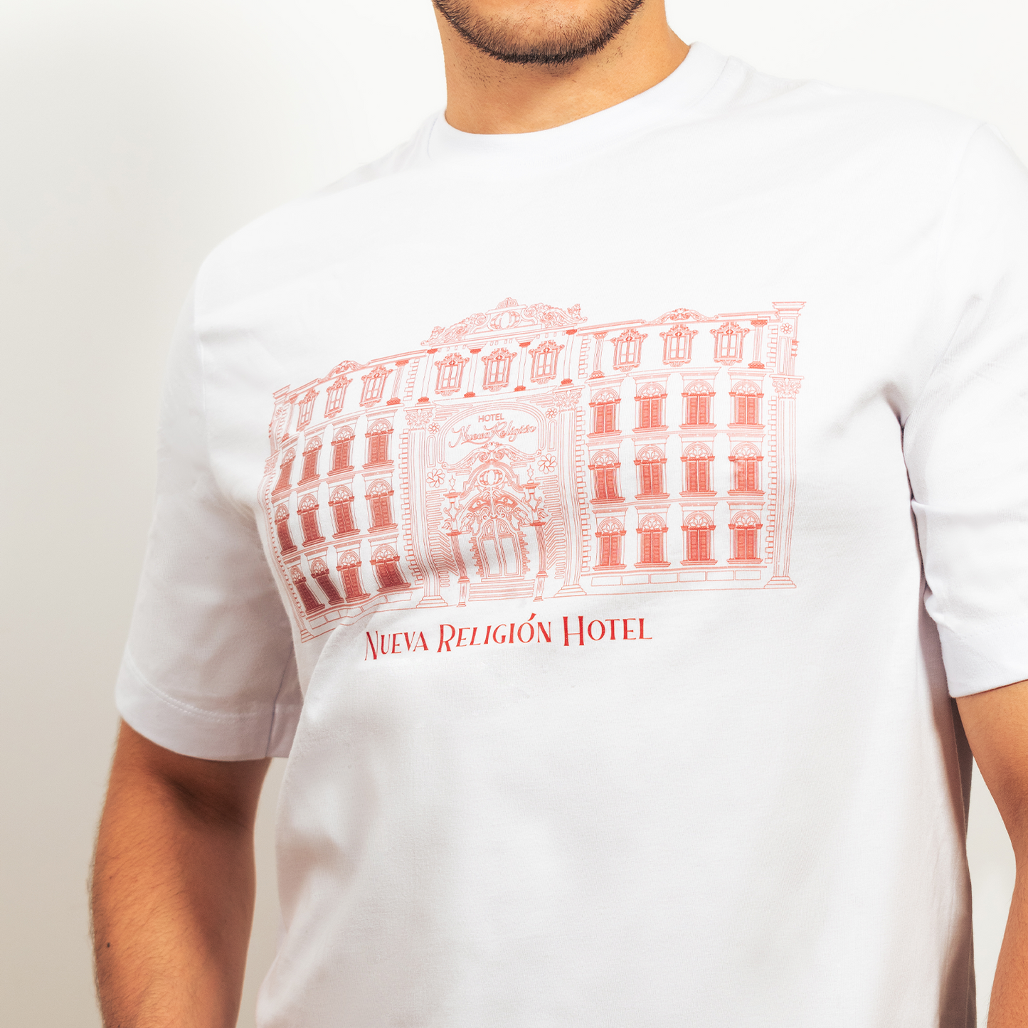 Camiseta + Stickers - Hotel Nueva Religión