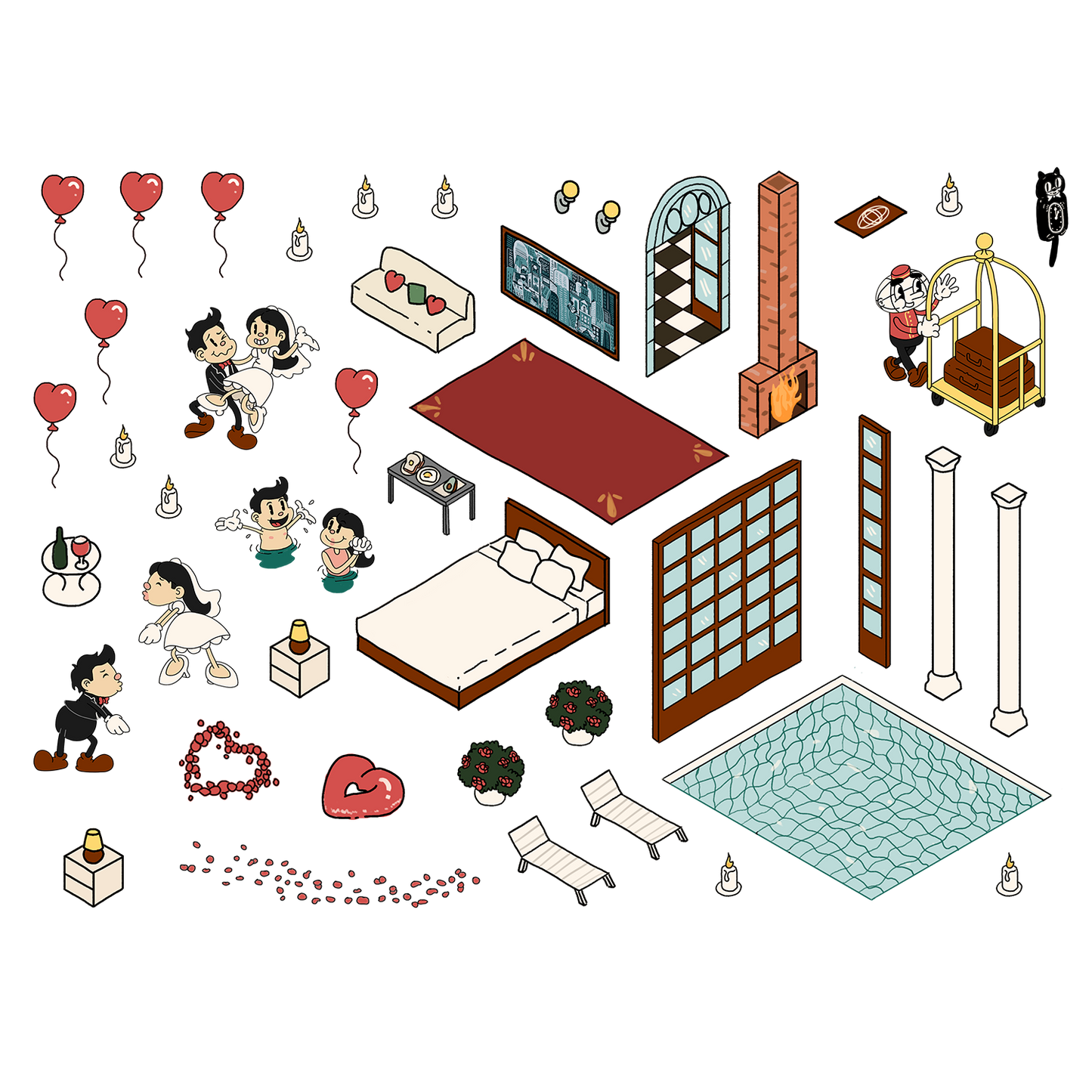 Stickers - Hotel Nueva Religión