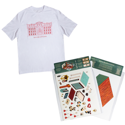 Camiseta + Stickers - Hotel Nueva Religión